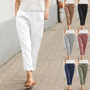 🔥 Last Day Promotion 50% OFF 🔥Linen-cotton women's large size loose pants